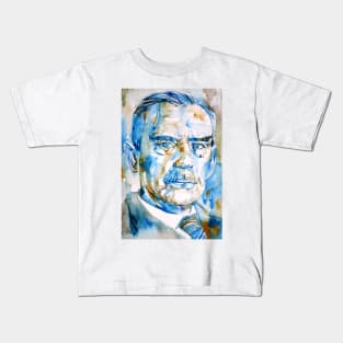 THOMAS MANN - watercolor portrait Kids T-Shirt